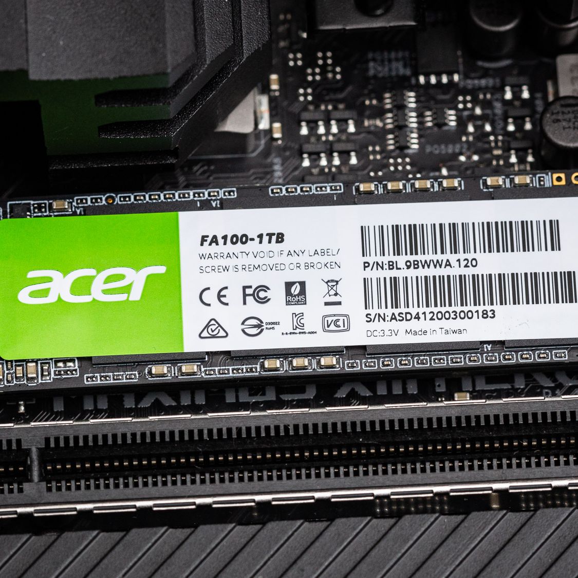 Acer FA100 NVMe SSD Review: Low-cost, DRAM-less | Tom's Hardware
