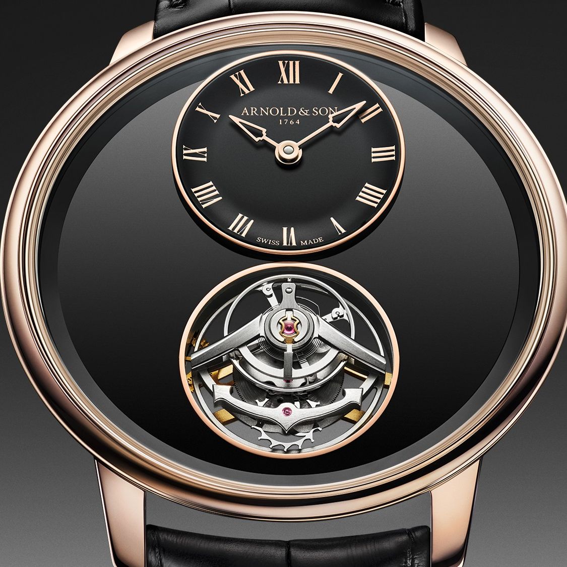 Onyx is the new black! Arnold & Son goes early with its Watches