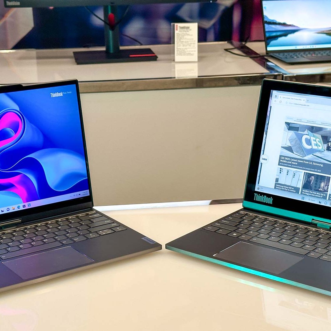 Lenovo ThinkBook Plus Twist combines OLED and color E-Ink displays