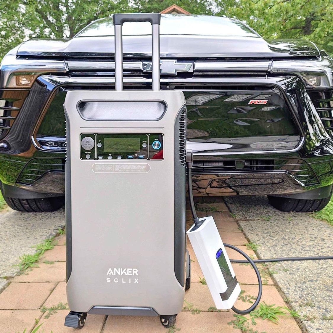 I tried charging an EV with a portable power station  and the results  surprised me | Tom's Guide