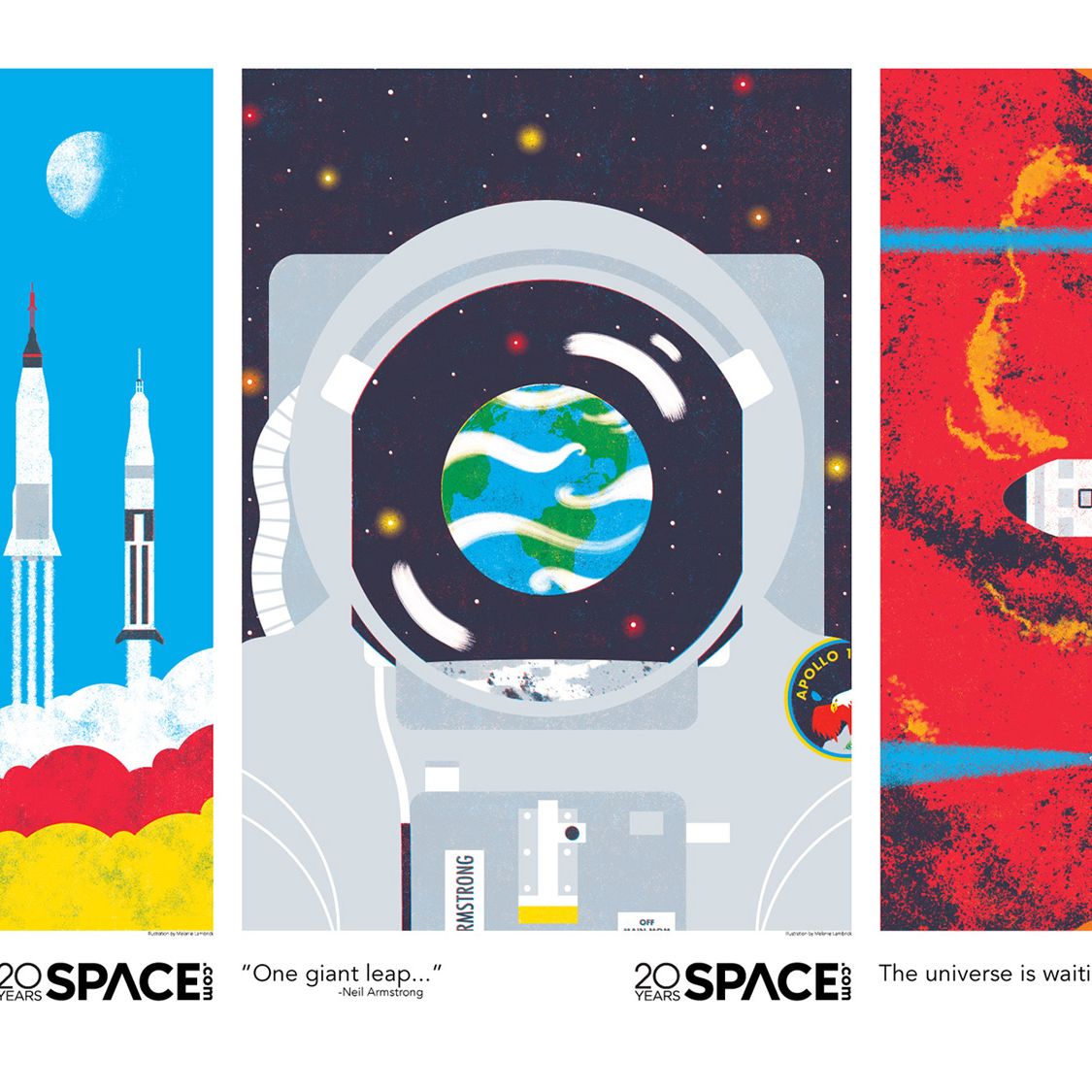 Here's Three Free Posters to Celebrate NASA's Apollo Anniversaries
