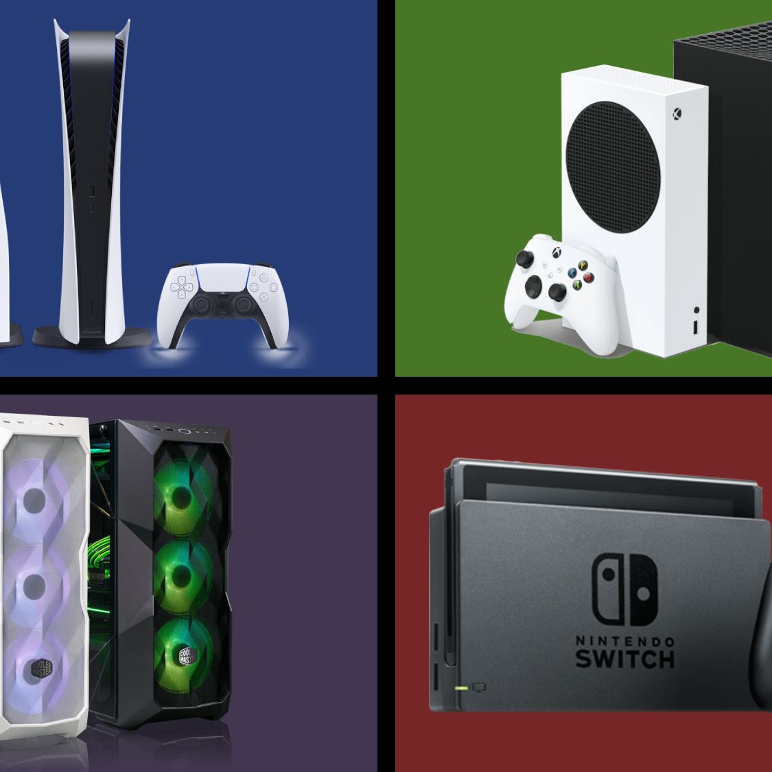 PS5 vs. Nintendo Switch vs. Xbox Series X vs. PC: Which gives you