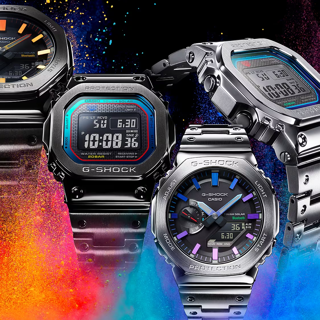 These new Casio G-Shock watches are a riot of color – and they're