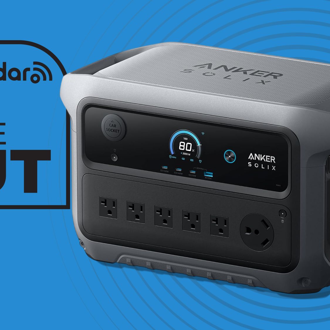 Save 50% on the Anker Solix C2000 Gen 2 portable power station