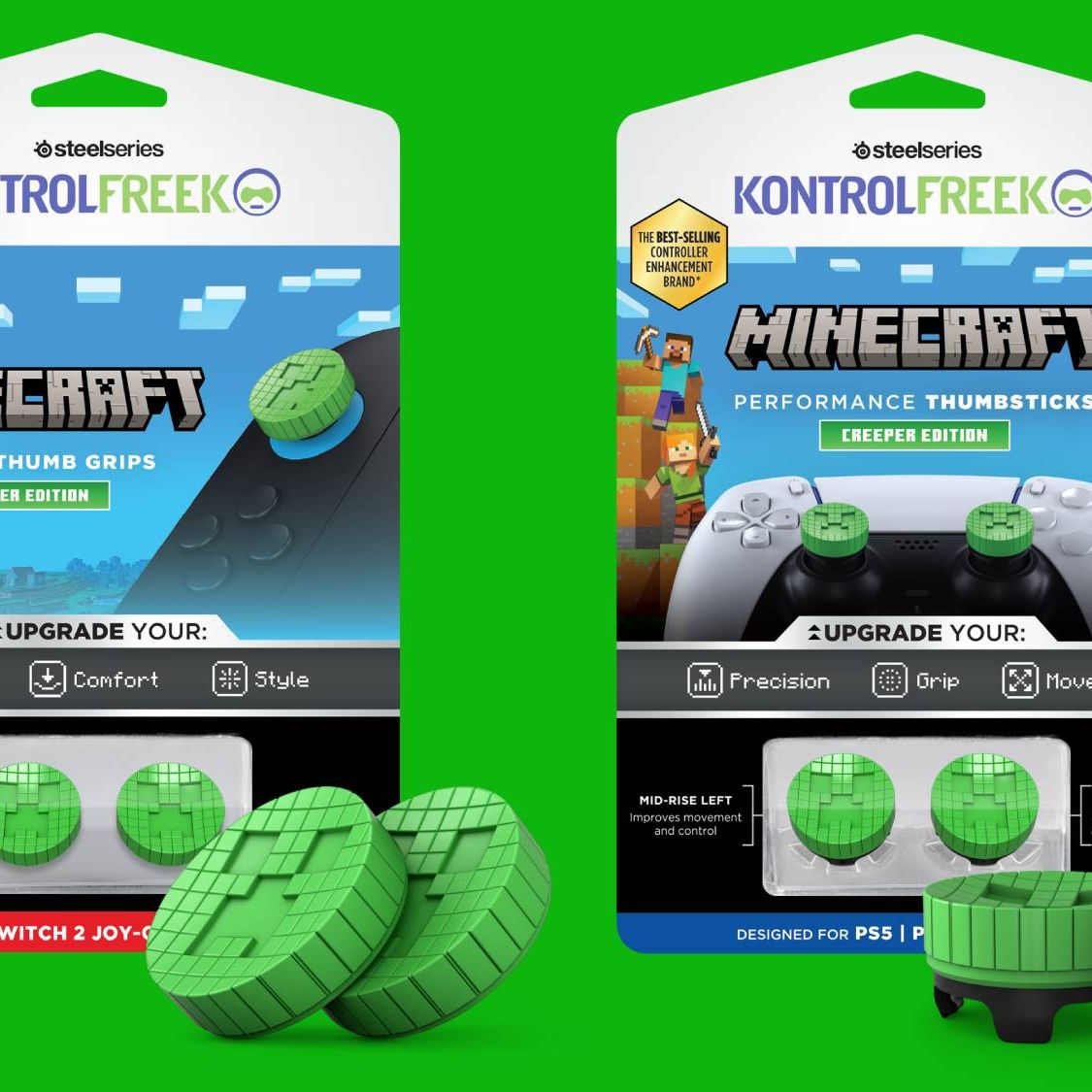 KontrolFreek reveals new Minecraft thumbsticks, including a model