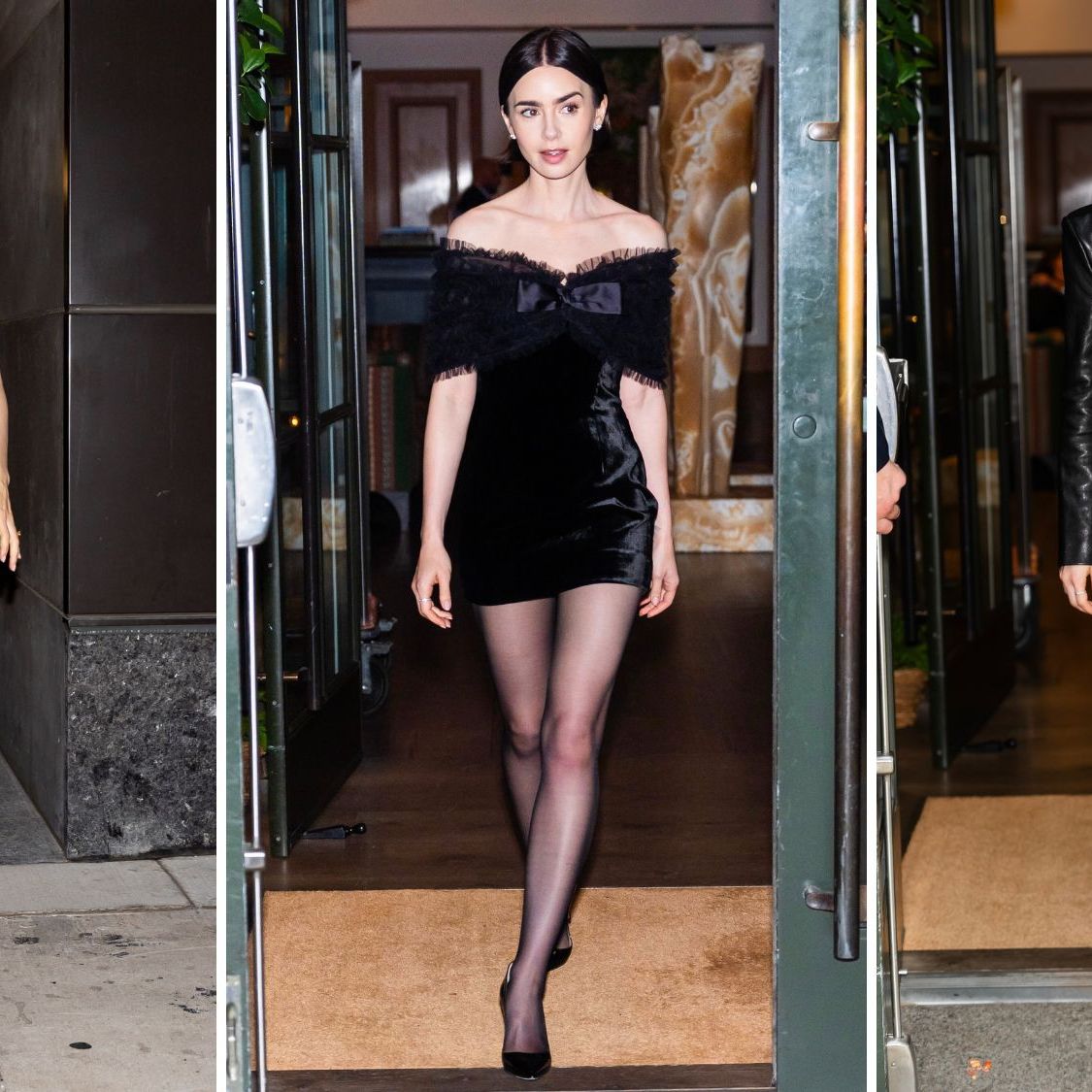 lily collins mini dress Lily Collins's 16 Best Red Carpet Looks