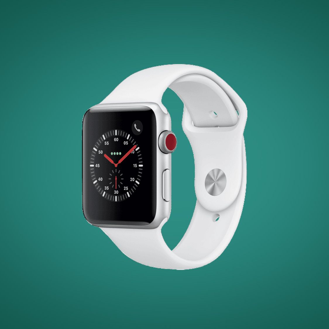 Apple Watch Series 3 GPS + Cellular - 42mm - Sport Band - Aluminum