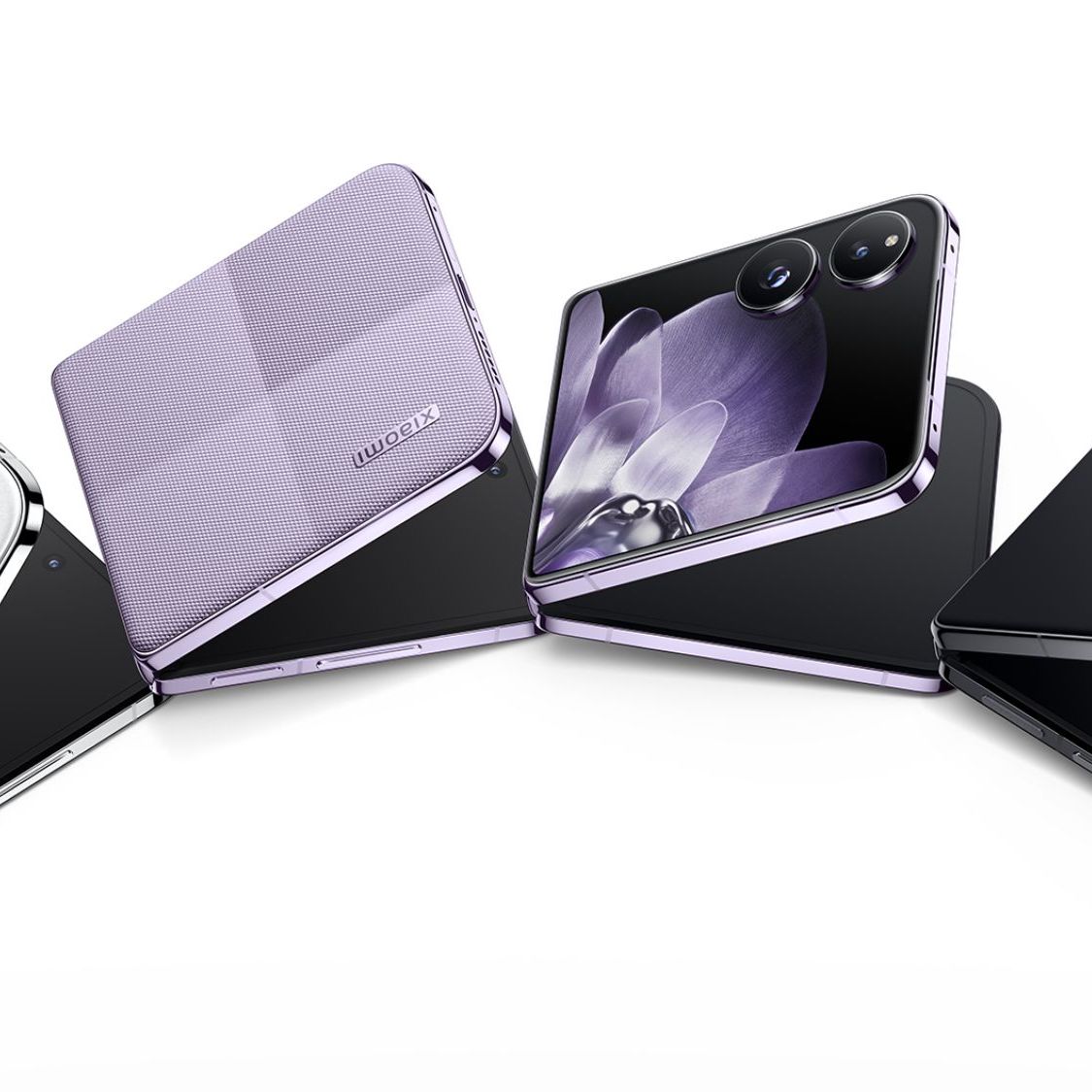 Xiaomi debuts its first clamshell Mix Flip phone next to Mix Fold
