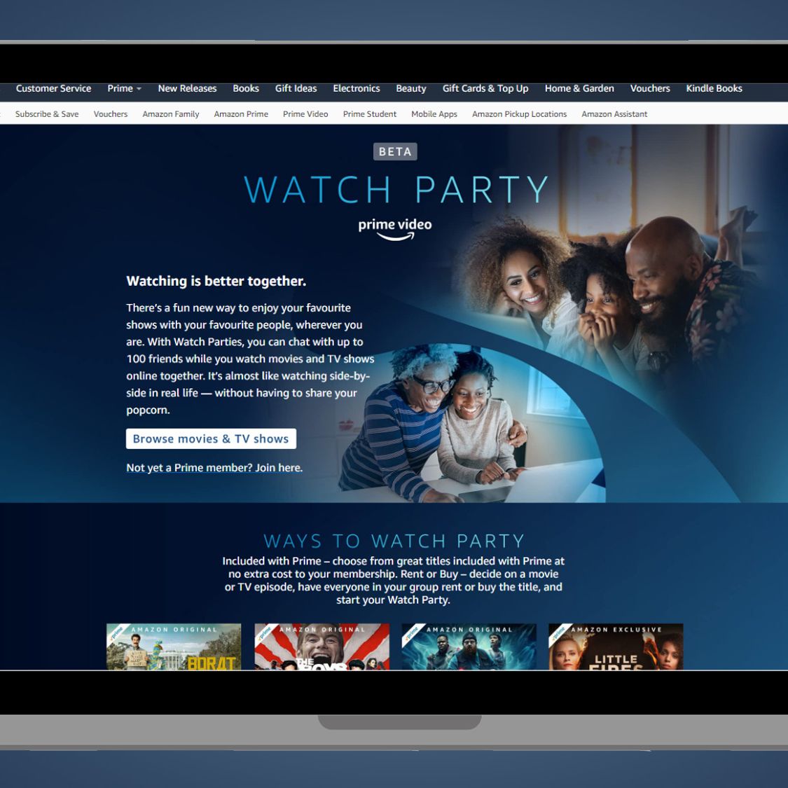 Netflix Prime Watch Party On Phone Netflix Prime Video Host A