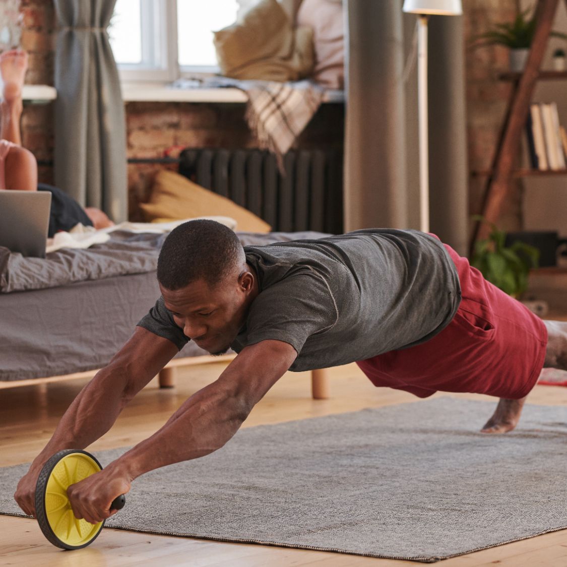 Ab Roller Dynamic Core Training Ab Roller 4D With Elbow Support