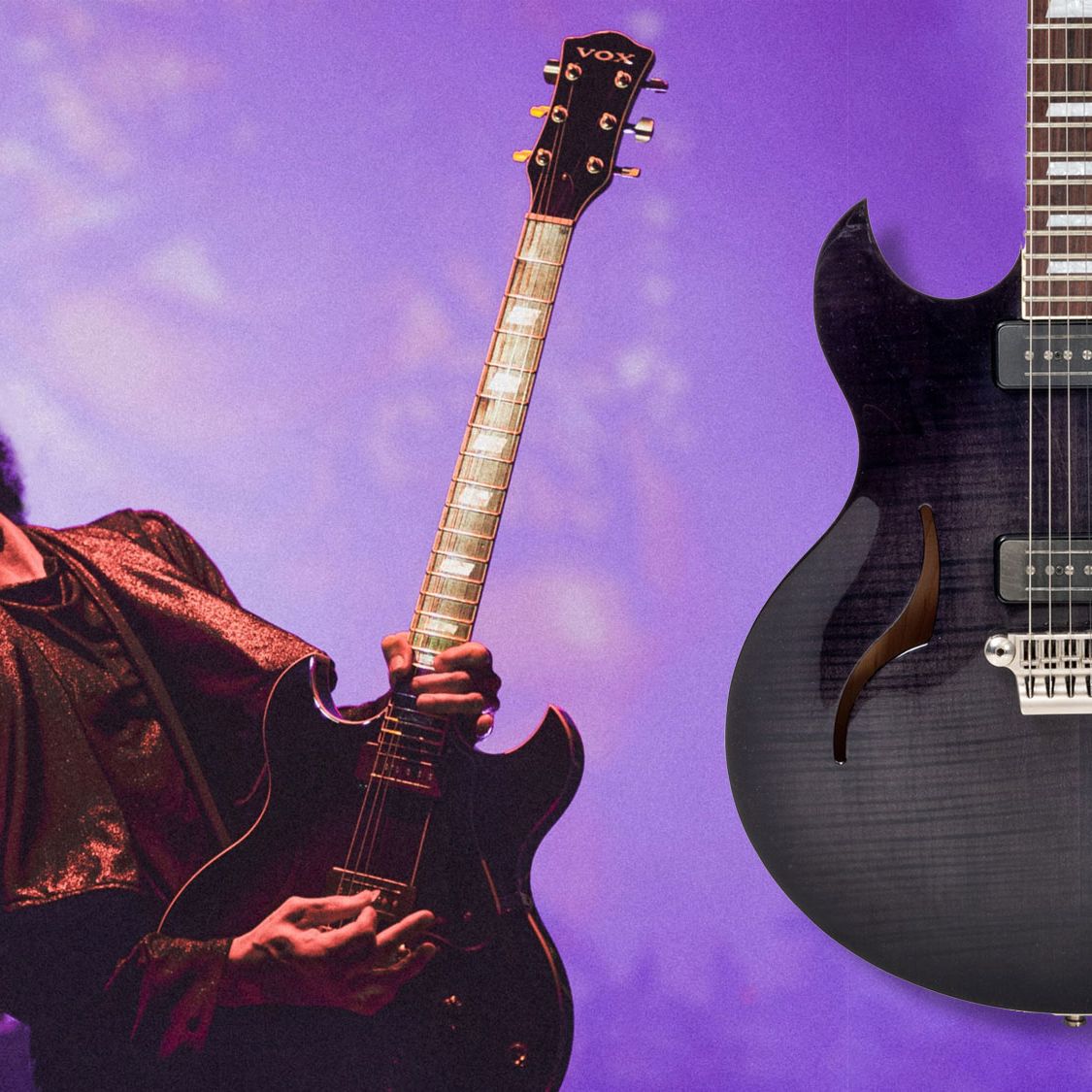 Prince's Vox semi-hollow from final tour up for auction | Guitar World