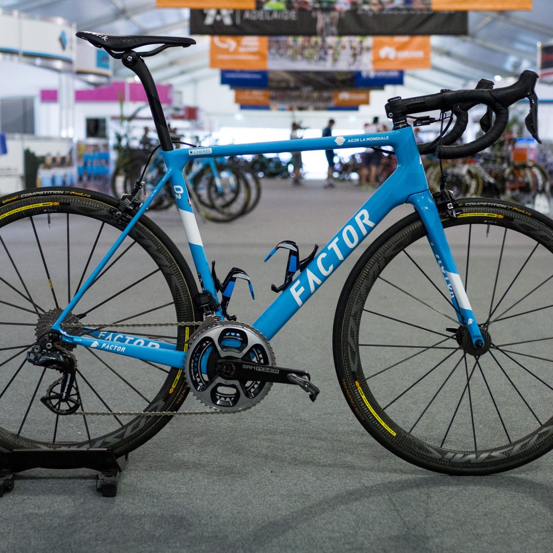 Factor O2 Disc AG2R, size 54, built with Shimano Dura Ace