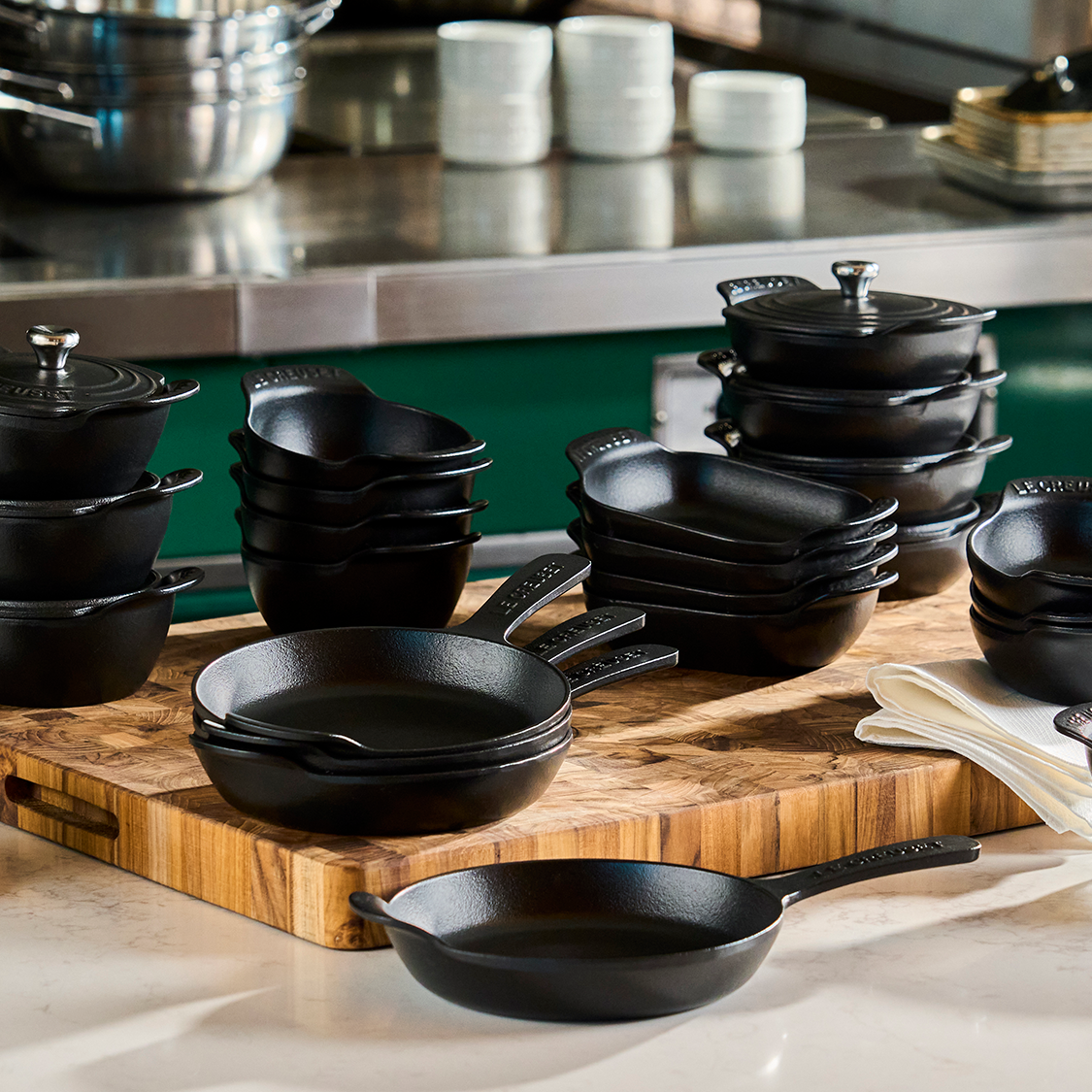 LE CREUSET - moo☆ Signature Round Dutch Oven in Olive 7.25 qt. | Over The Moon