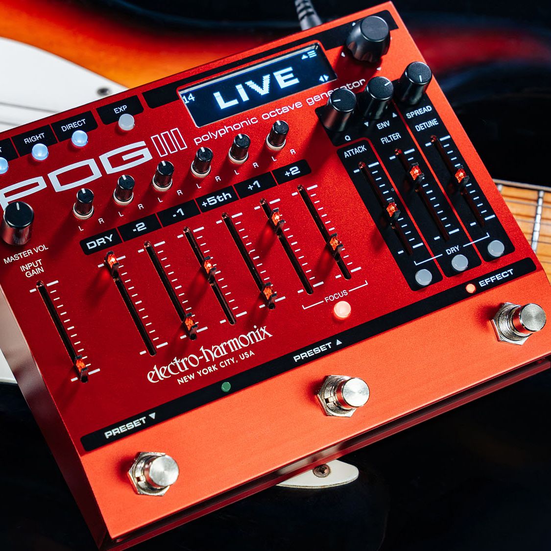 This is a huge update to music's best octave pedal”: EHX unveils