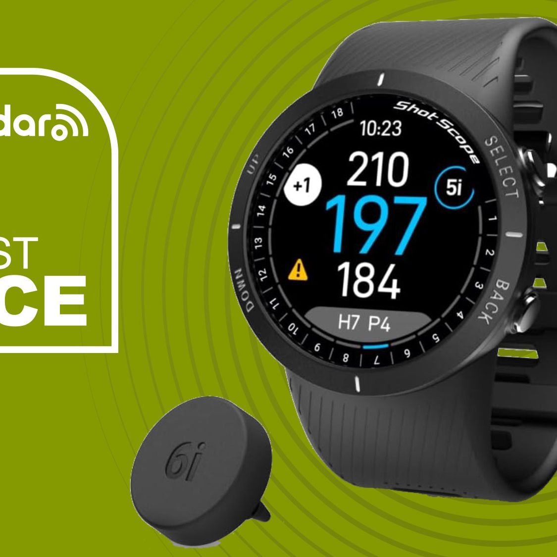 Golfers, listen up: you can bag the Shot Scope V5 golf watch