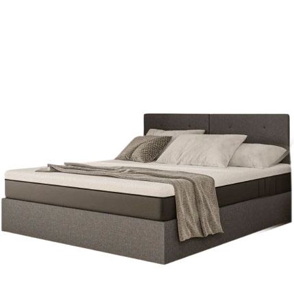 Emma Storage Ottoman Bed - Double 135 X 190cm - Dark Grey