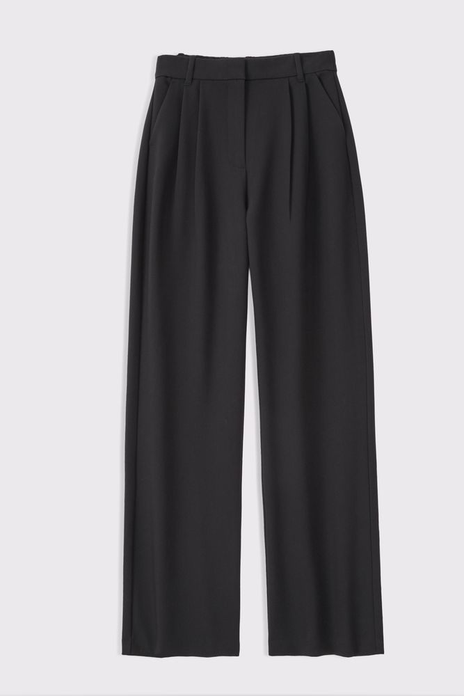 Curve Love A&f Sloane Tailored Wide Leg Pant