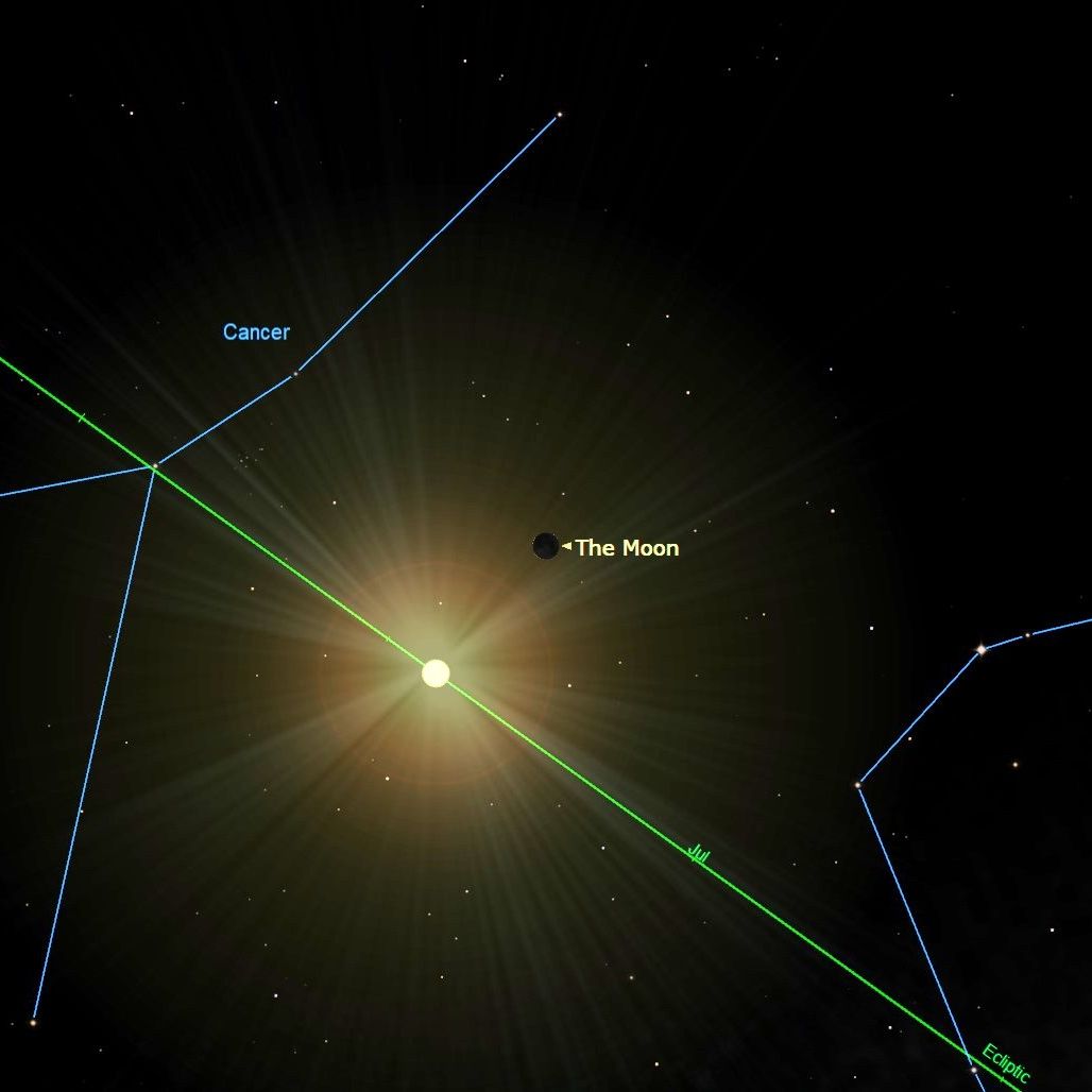 New moon of July 2025 sees Saturn swim with the fishes tonight | Space