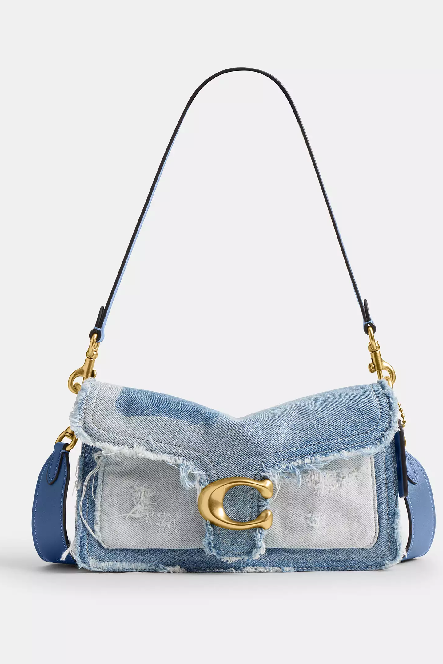 Coach, Tabby Shoulder Bag 26 With Repurposed Denim Patchwork