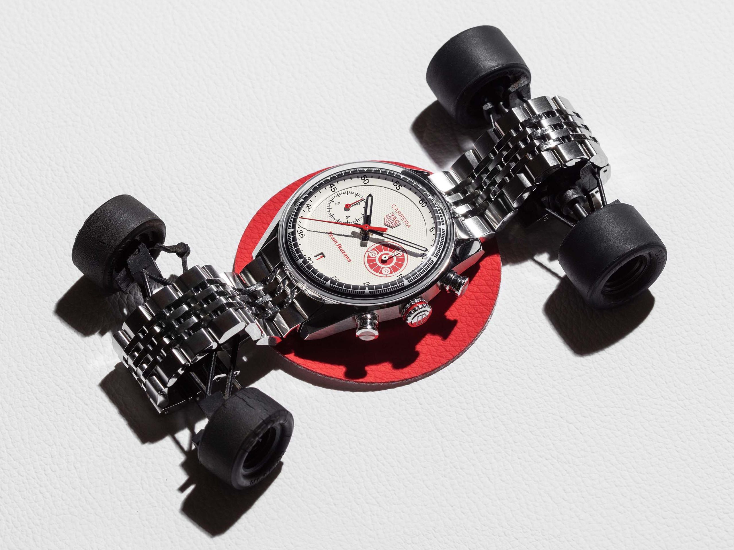 TAG Heuer Carrera Chronograph x Team Ikuzawa watch: pretty racy
