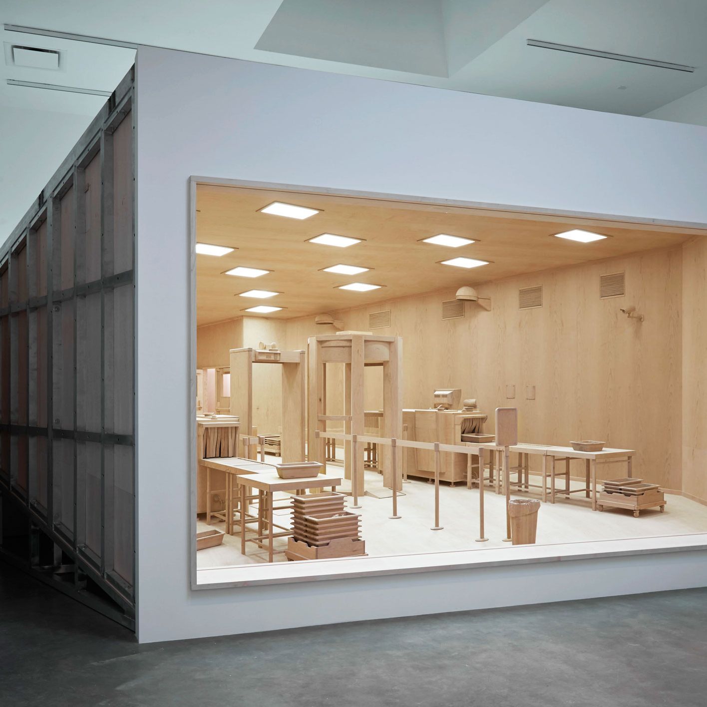 Denuded Lens: Roxy Paine creates a life-size airport security