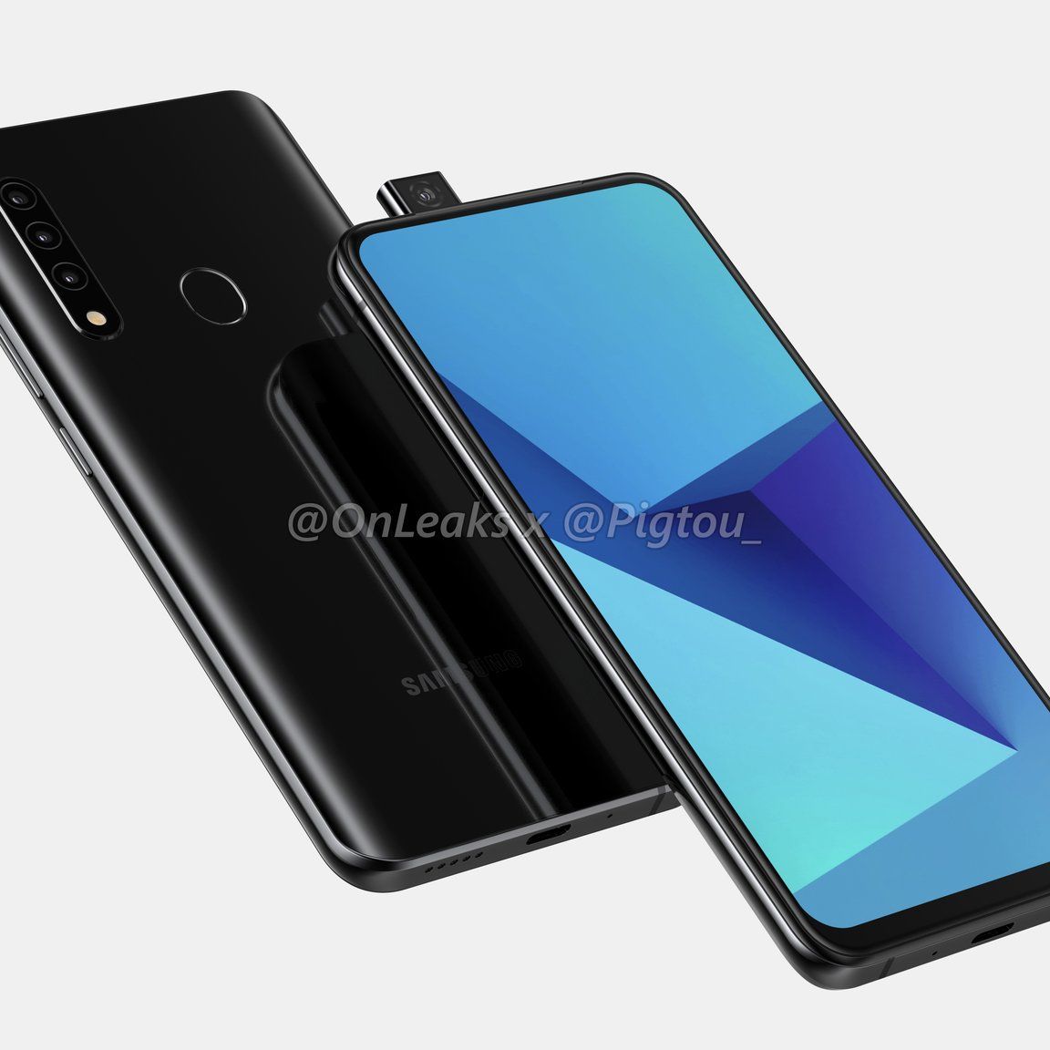 samsung pop up selfie camera phone