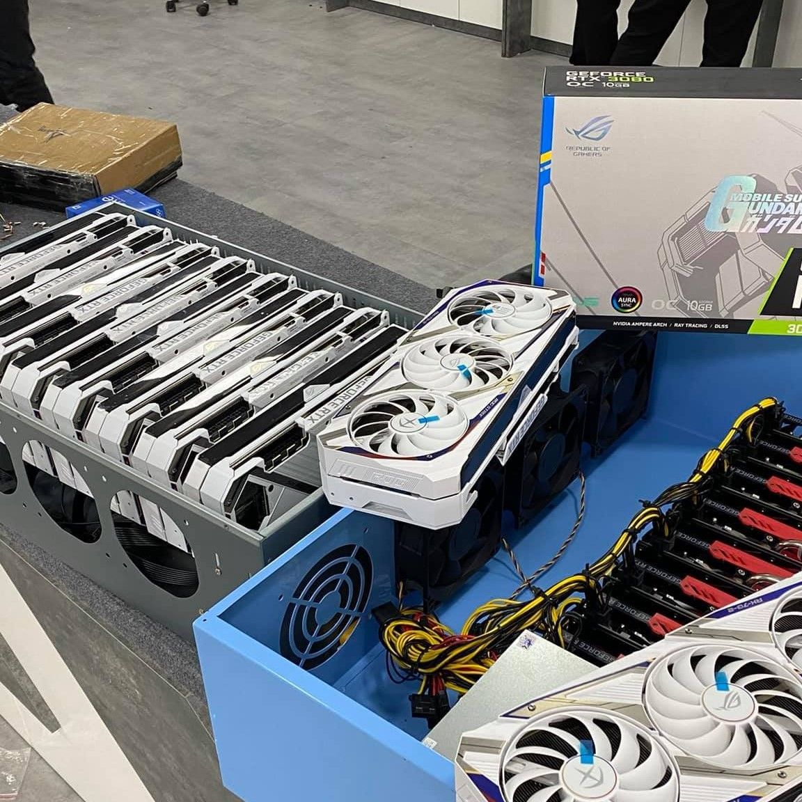 Rtx 2080 Ti Sli Bridge 3090 Sli Mining منصة تعدين GPU X Nvidia RTX 3080 NON