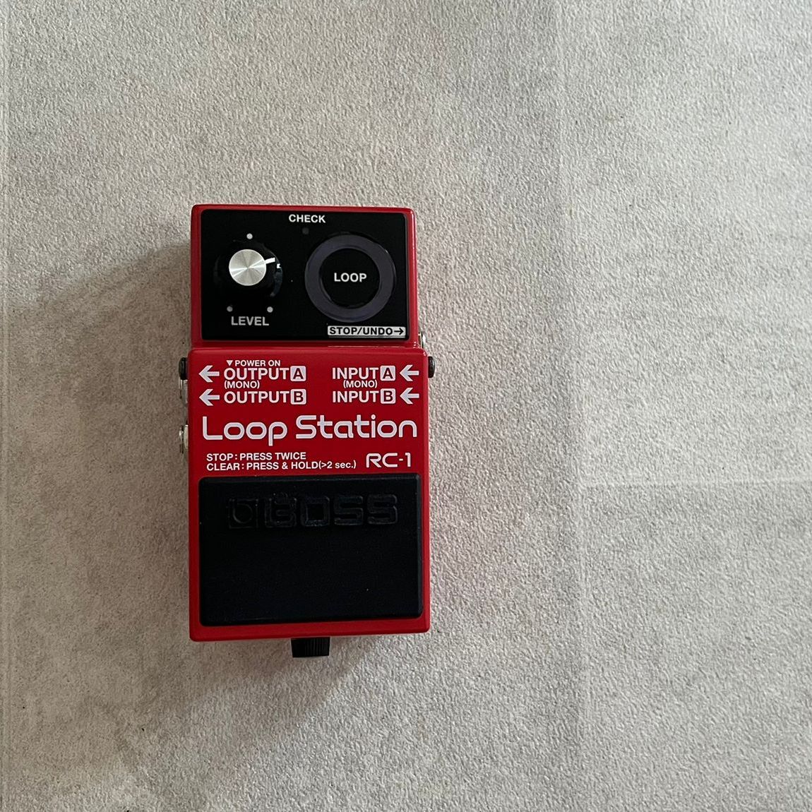 ギター BOSS RC-1 Loop Station (looper) Boss RC-1 Loop Station Looper Pedal | Sweetwater