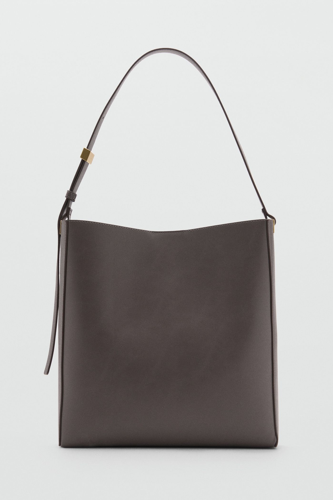 Shopper Bag With Metallic Detail - Women | Mango Usa