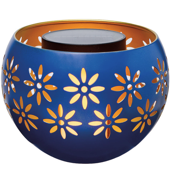 Belavi Blue Solar Fire Bowl