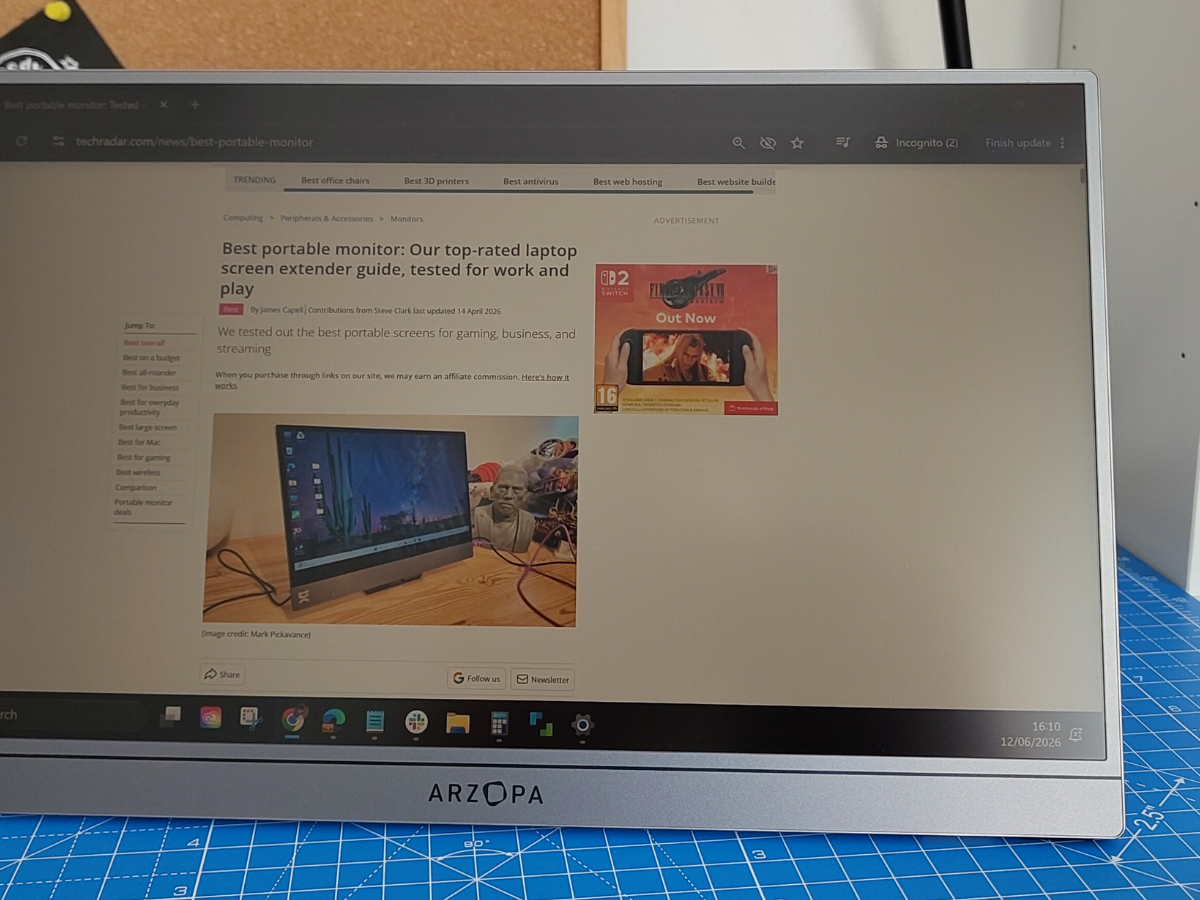 Arzopa Z3FC portable monitor review | TechRadar