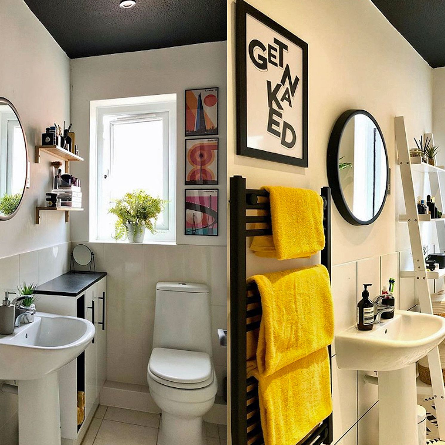 This beaut bathroom makeover went from drab to fab with cheap tile paint |  Real Homes, image size:1491x1491