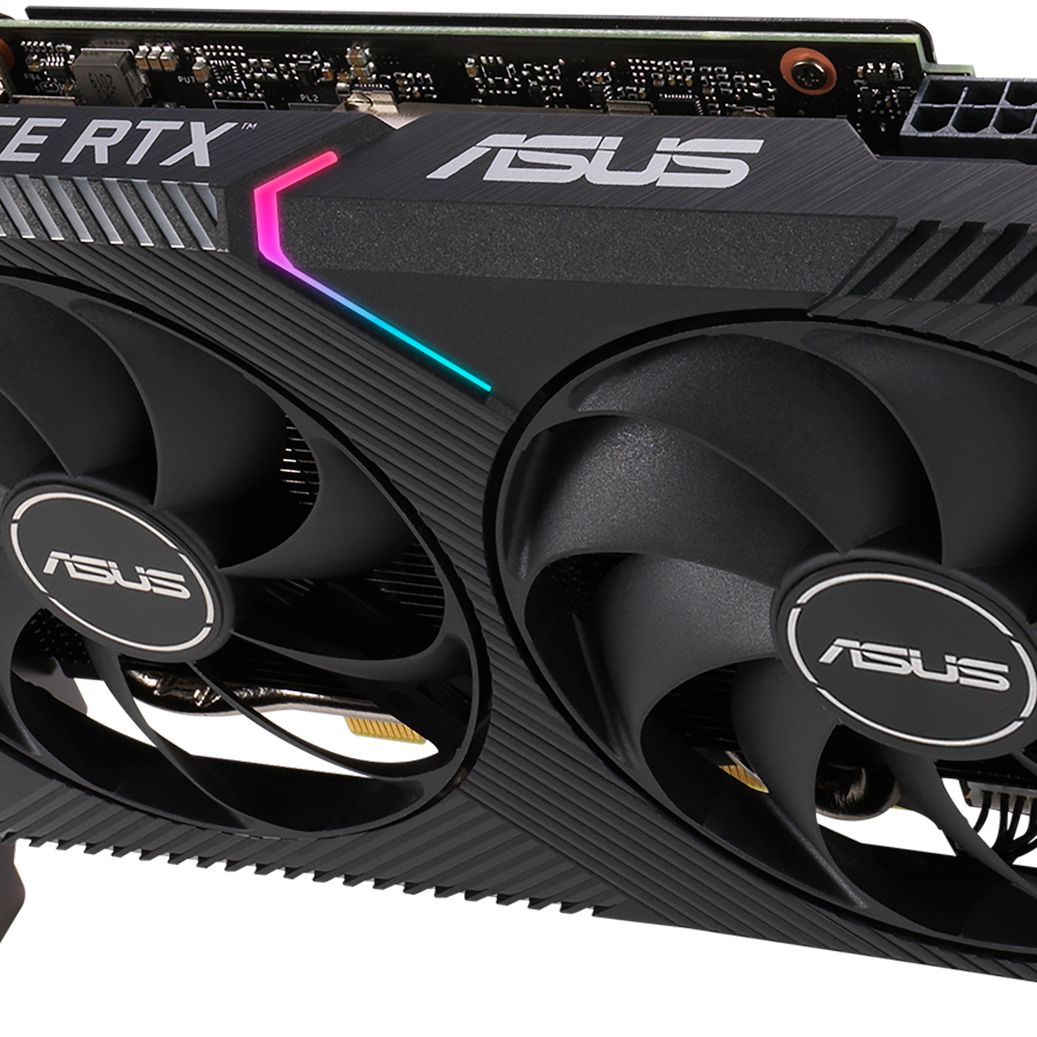 Ampere for Mini-ITX: Asus Dual GeForce RTX 3060 Ti Mini Ampere for Mini-ITX: Asus Dual GeForce RTX 3060 Ti Mini