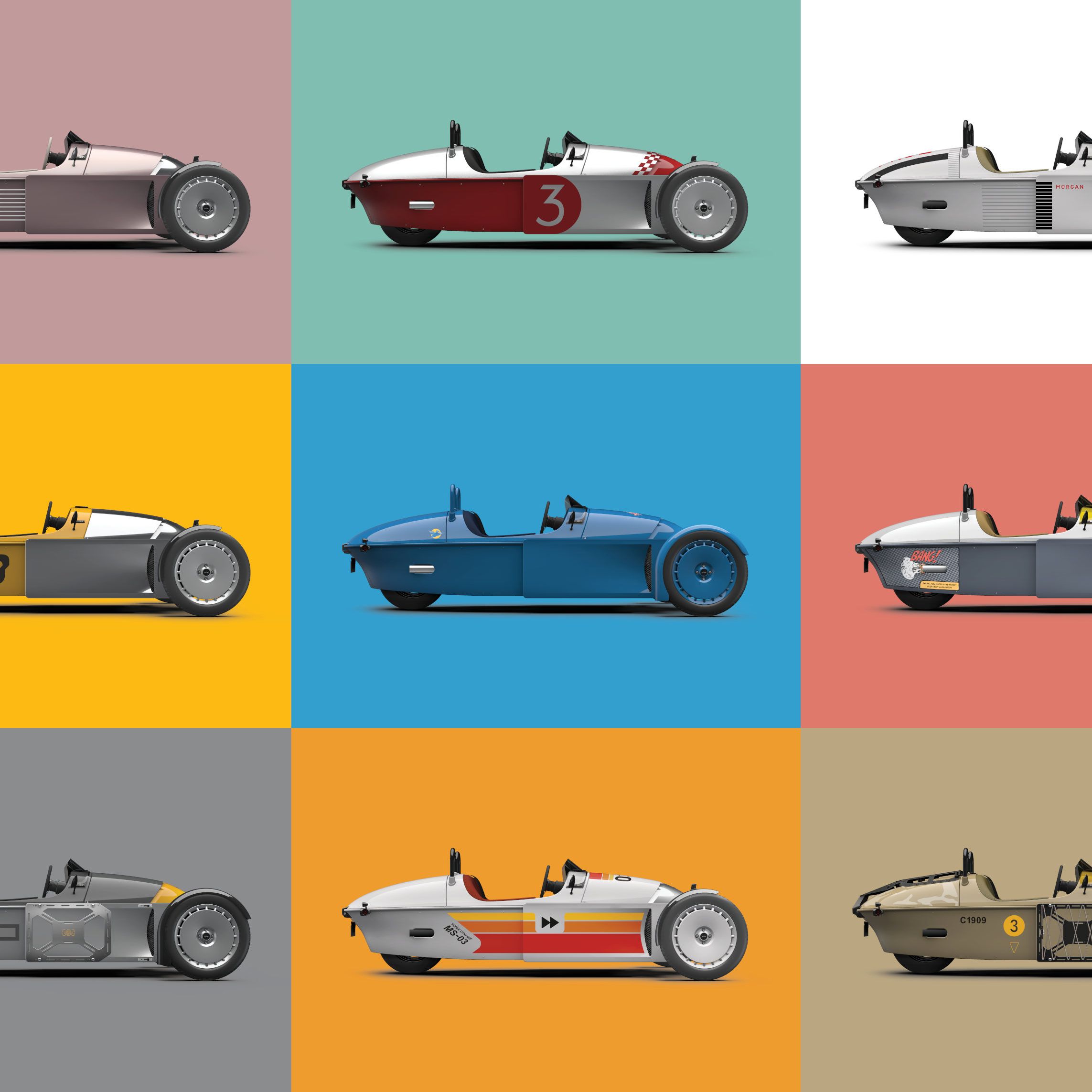 Morgan Super 3 Origins Collection: a guide to all nine cars