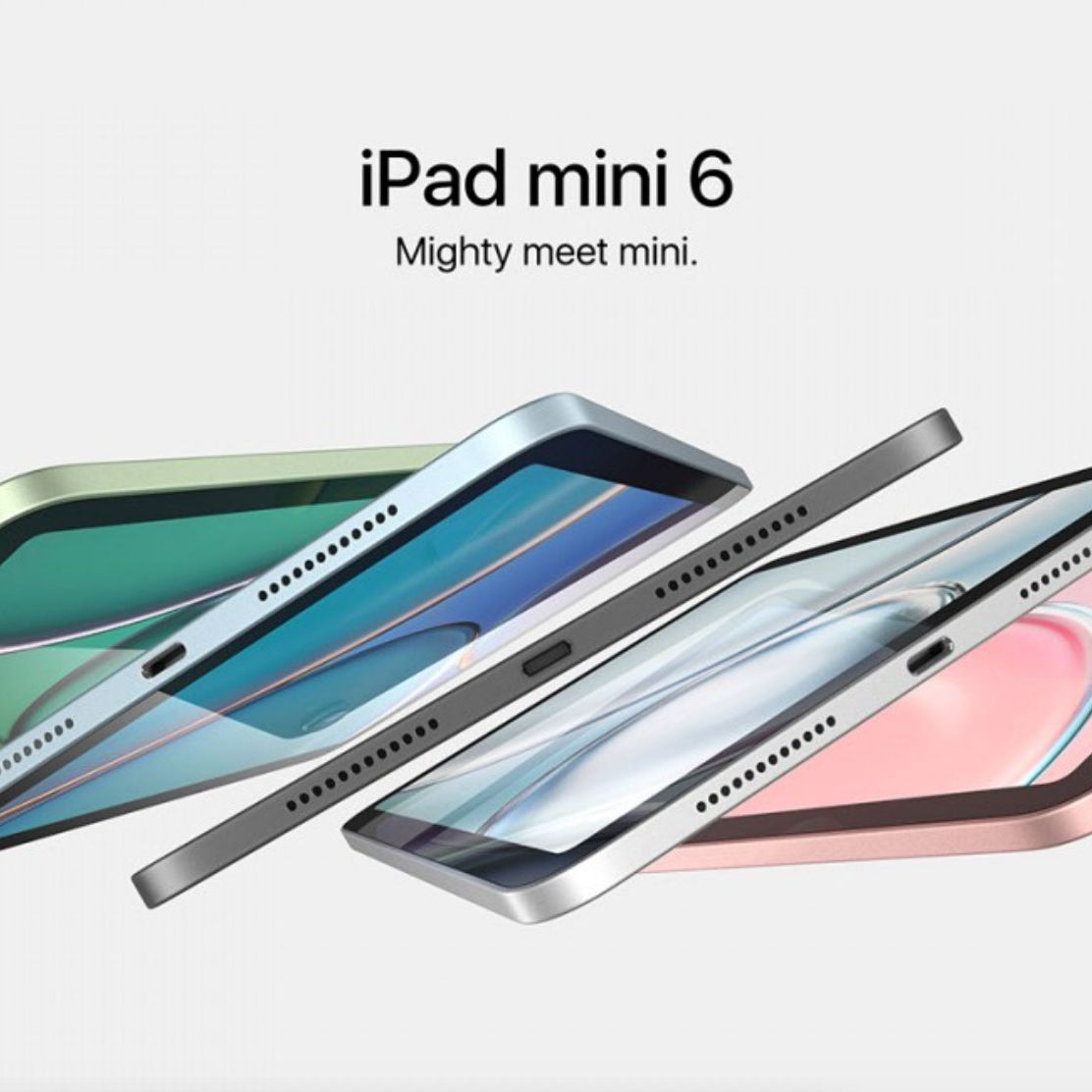 iPad mini 6 unofficial renders show new colors and bring rumored