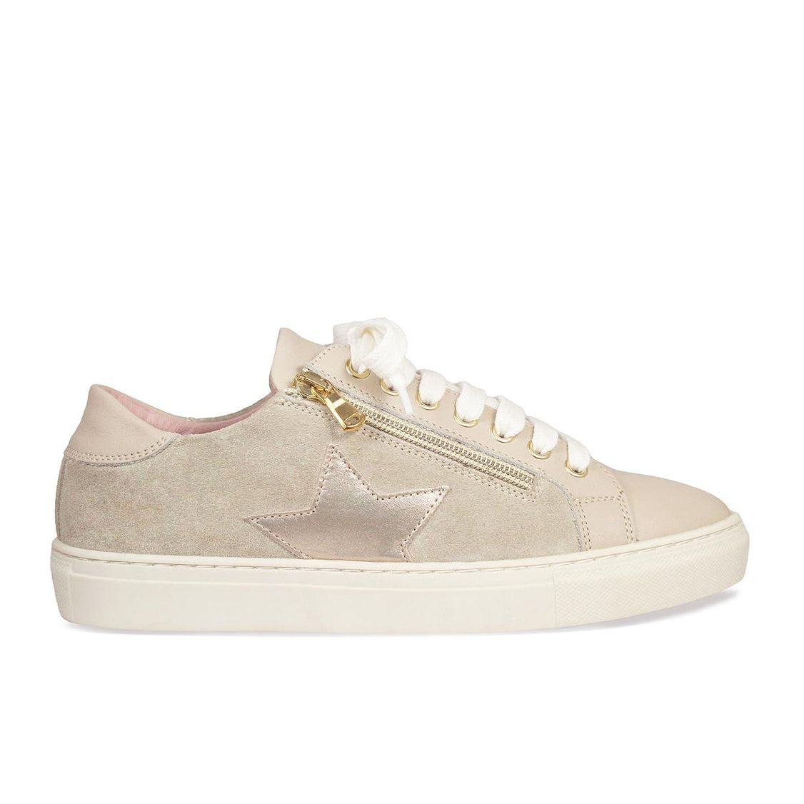Pale Taupe Leather / Uk 3 / Eu 36