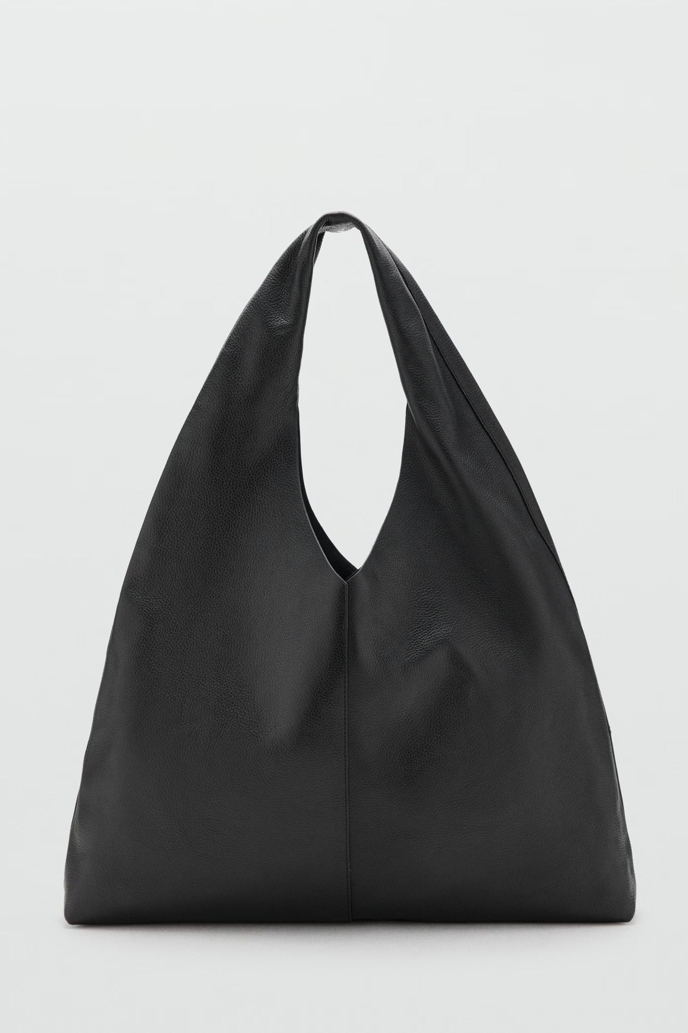 MANGO, Leather Shoulder Bag - Women
