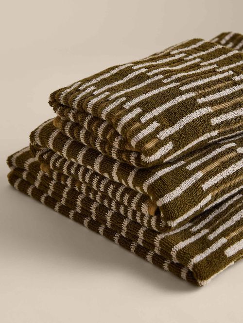 Pure Cotton Striped Towel