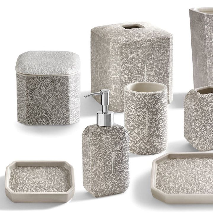 Shagreen Bath Accessories by Kassatex