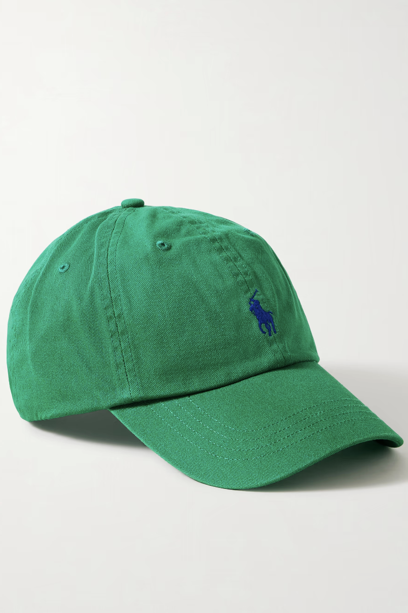 Polo Ralph Lauren , Embroidered Cotton-Twill Cap