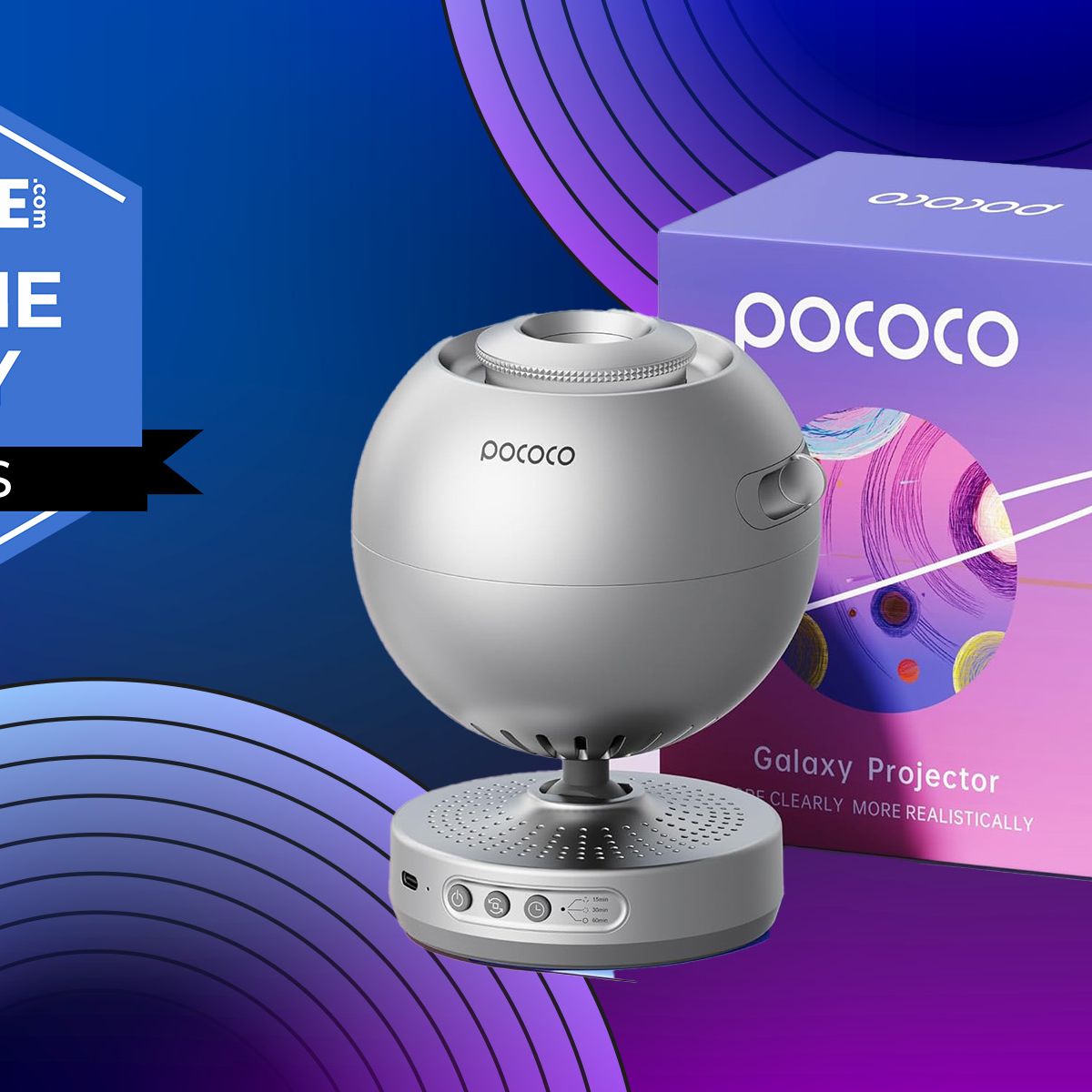 The Pococo Galaxy Star Projector has had a 44% Prime Day price