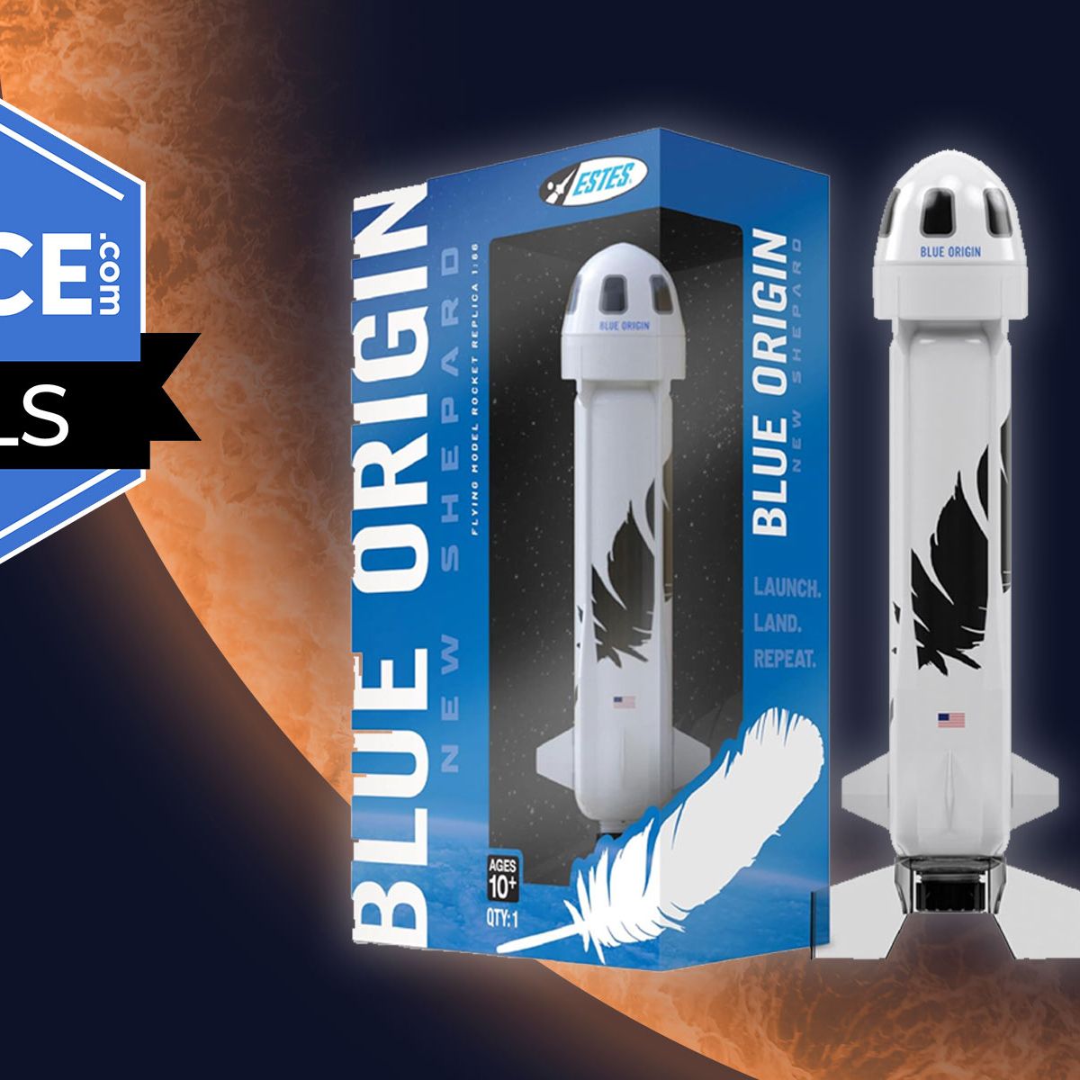 The Estes Blue Origin model rocket is now under $30 for Memorial