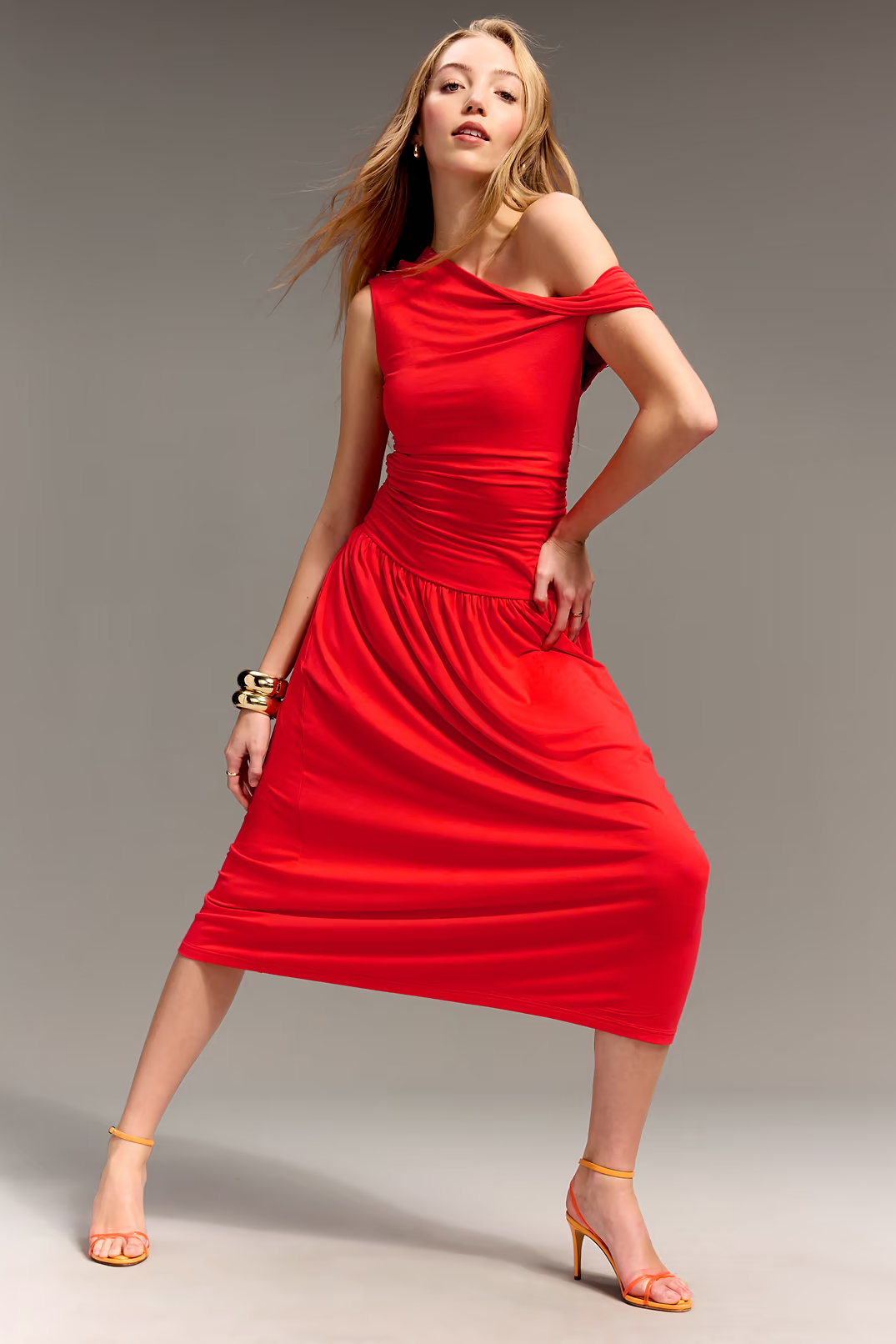 Old Navy, Old Navy X Christopher John Rogers One-Shoulder Maxi Dress