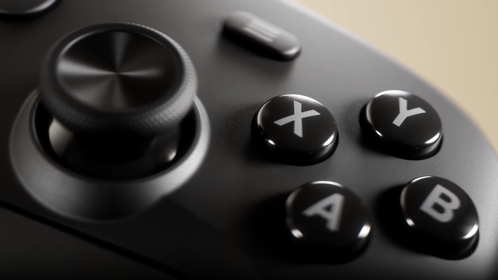 a close-up image of the Valve Steam Controller