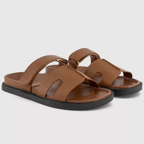 Office, tan sandals