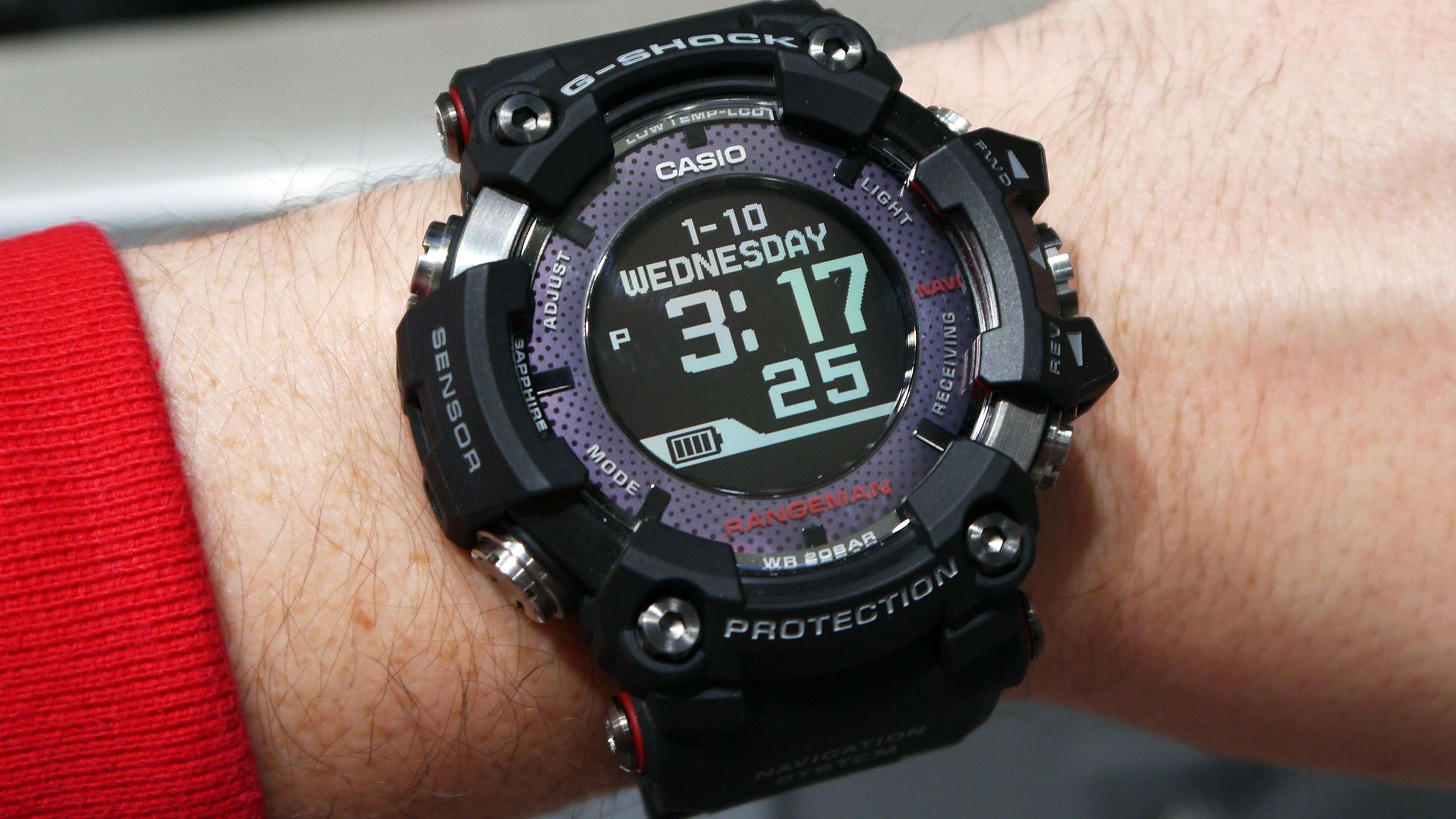 時計 CASIO G-SHOCK RANGEMAN GW9400-1 | Black Triple Sensor Rangeman Men's Watch G-SHOCK