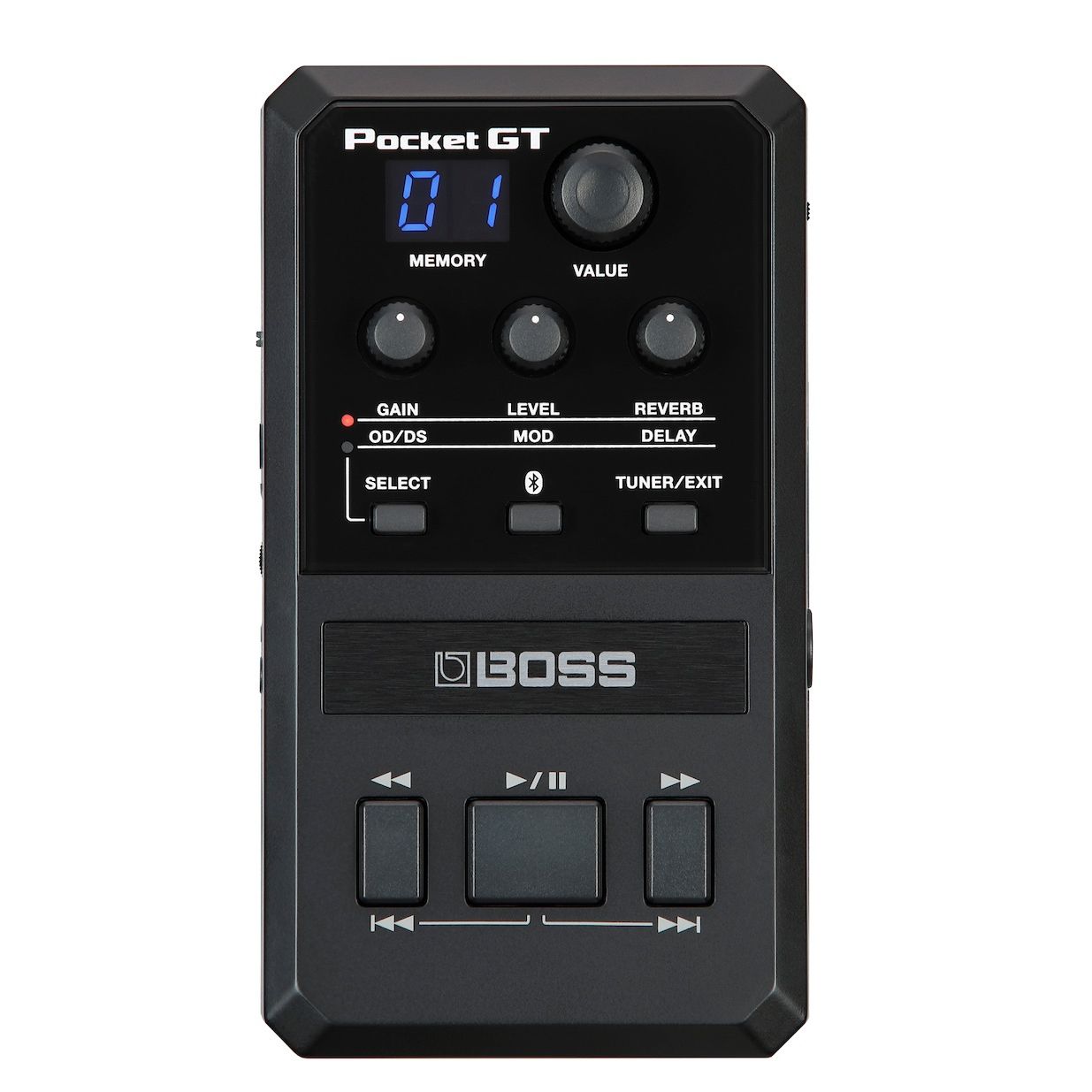Boss's Pocket GT packs an amp modeler, multi-effects processor and