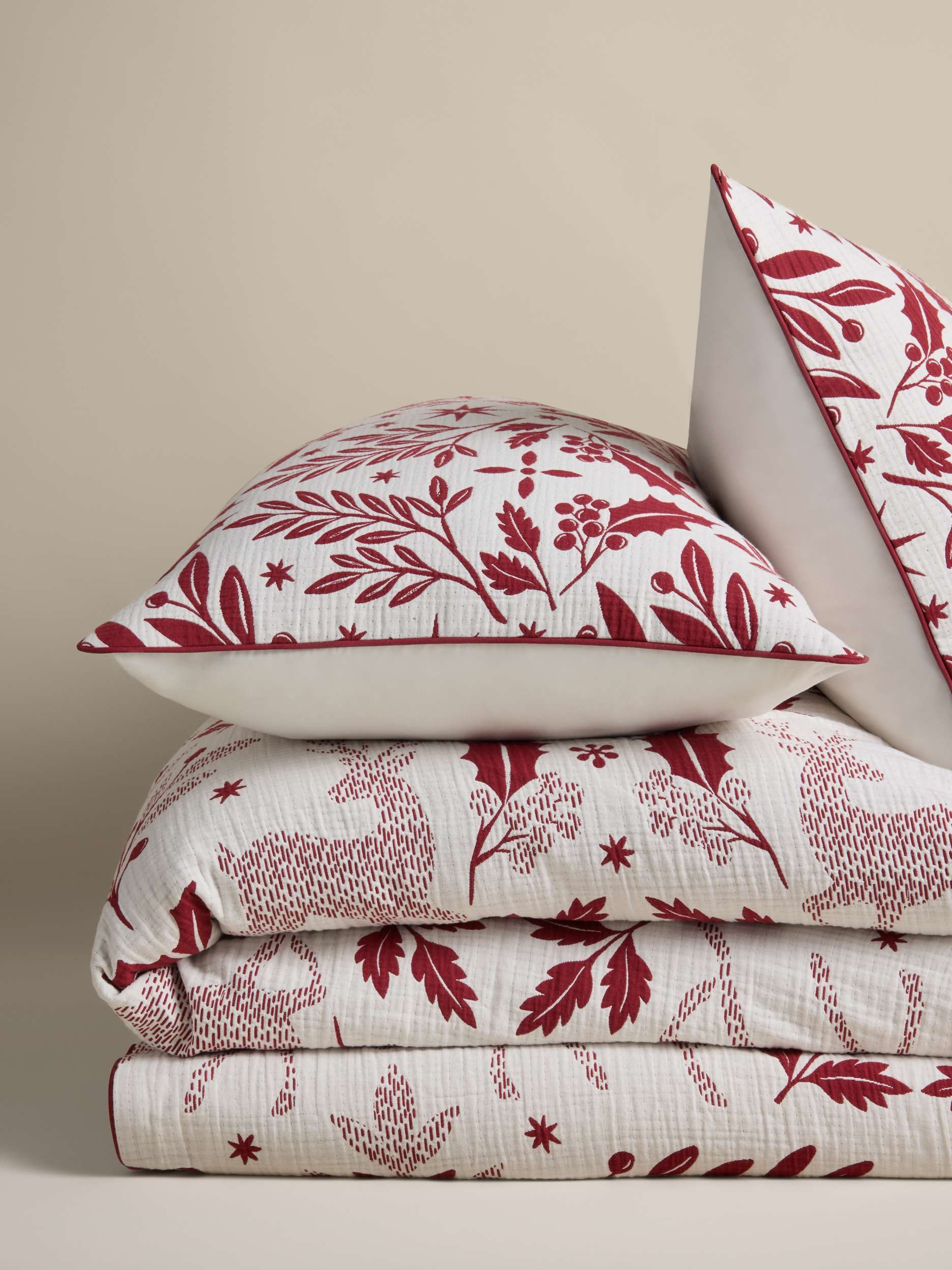 Woodland Pure Cotton Jacquard Bedding Set