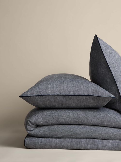 Pure Linen Chambray Bedding Set