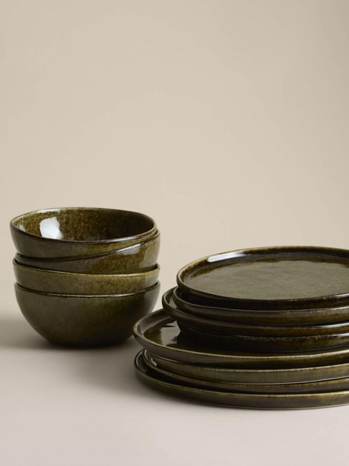 12 Piece Stoneware Dinner Set